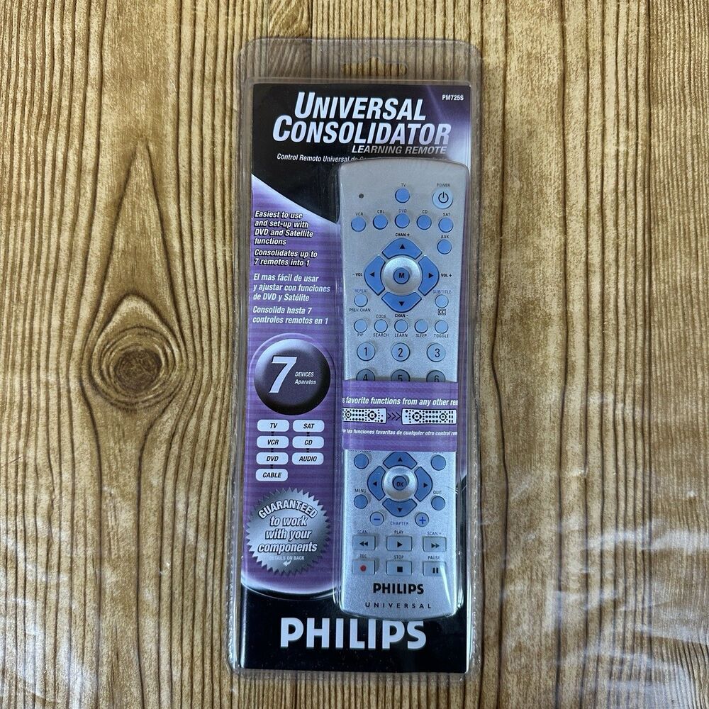 Universal Remote Control‎ Philips Consolidator 7 Device PM725S